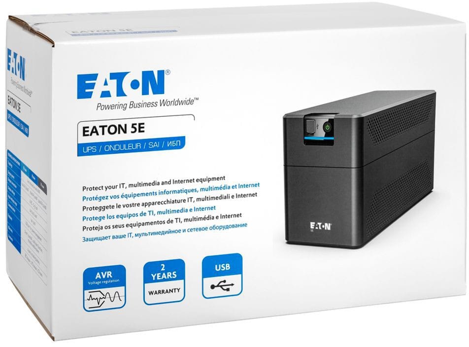 Onduleur Line-interactive Eaton 5E Gen2 5E1200UI USB - 660 W / 1200 VA - 6 prises C13 — image 5