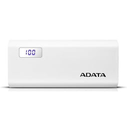 Banque d'alimentation ADATA P12500D - Powerbanck à 12500 mAh - Blanc (AP_12500D)