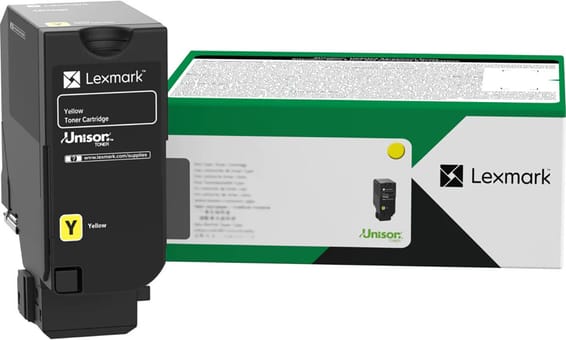 Lexmark CX735 Cartouche de toner du programme de retour Jaune (81C8XY0)