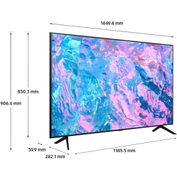 Téléviseur Samsung 65" CU7000 Crystal UHD 4K Série 7 (UA65CU7000UXMV)
