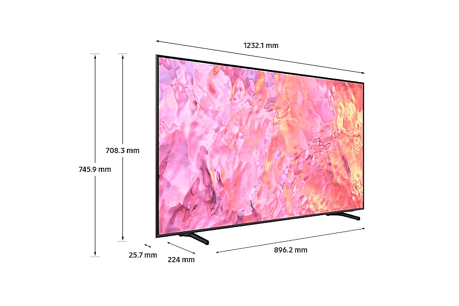 Téléviseur Samsung 55" Q60C QLED 4K Série 6 + Récepteur intégré (QA55Q60CAUXMV) — image 6