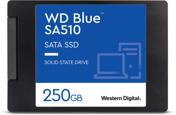 Disque dur interne SSD WD Blue SA510 SATA 2.5" 250 Go (WDS250G3B0A)