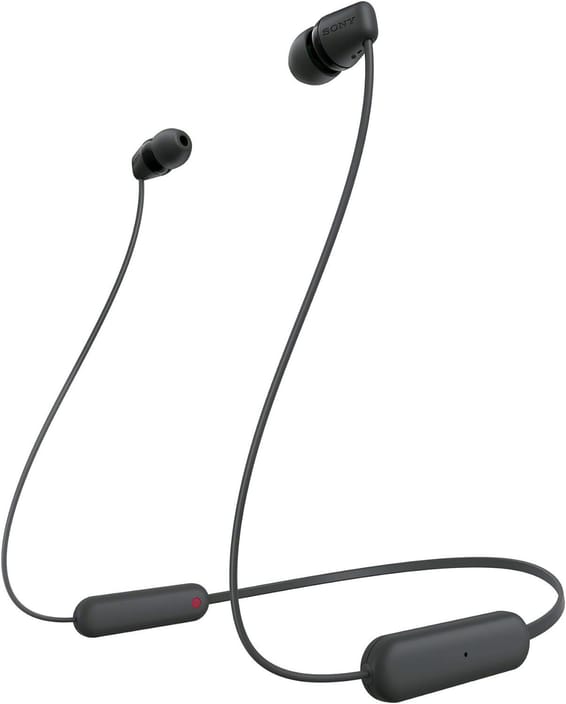 Écouteurs Bluetooth Sony WI-C100 intra-auriculaires avec Microphone