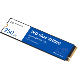 Disque dur interne SSD WD Blue SN580 M.2 2280 PCIe Gen4 x4 NVMe 500 Go (WDS500G3B0E)