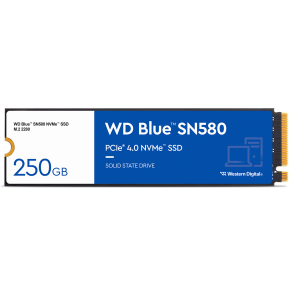 Disque dur interne SSD WD Blue SN580 M.2 2280 PCIe Gen4 x4 NVMe 500 Go (WDS500G3B0E)