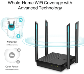 Routeur Wi-Fi TP-Link Archer C64 AC1200 Dual-Band (ARCHERC64) — image 3
