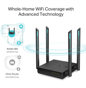 Routeur Wi-Fi TP-Link Archer C64 AC1200 Dual-Band (ARCHERC64)