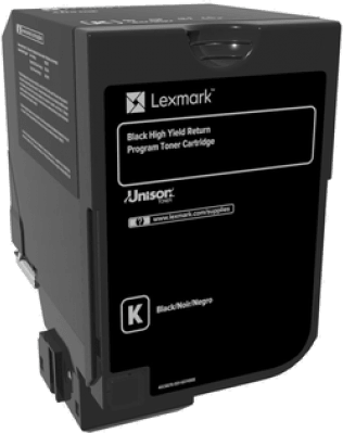 Lexmark CX735 Cartouche de toner du programme de retour Noir (81C8XK0)