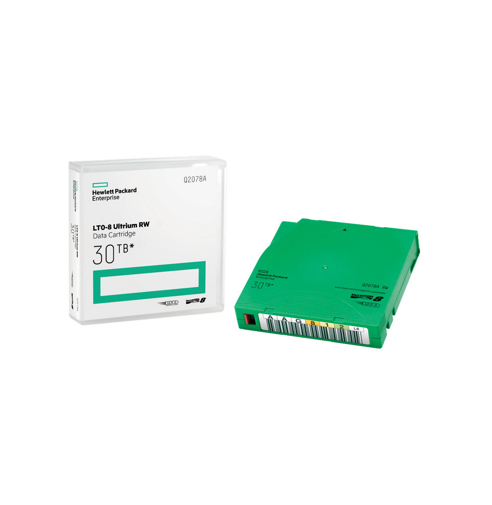 Cartouche de donnée HPE LTO-8 30 To Pack de 20 (Q2078AN)