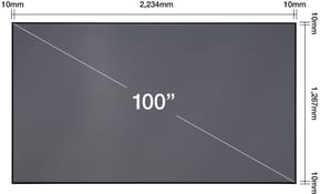 Écran de projection Epson ELPSC35 Laser TV 100" (V12H002AD0) — image 2