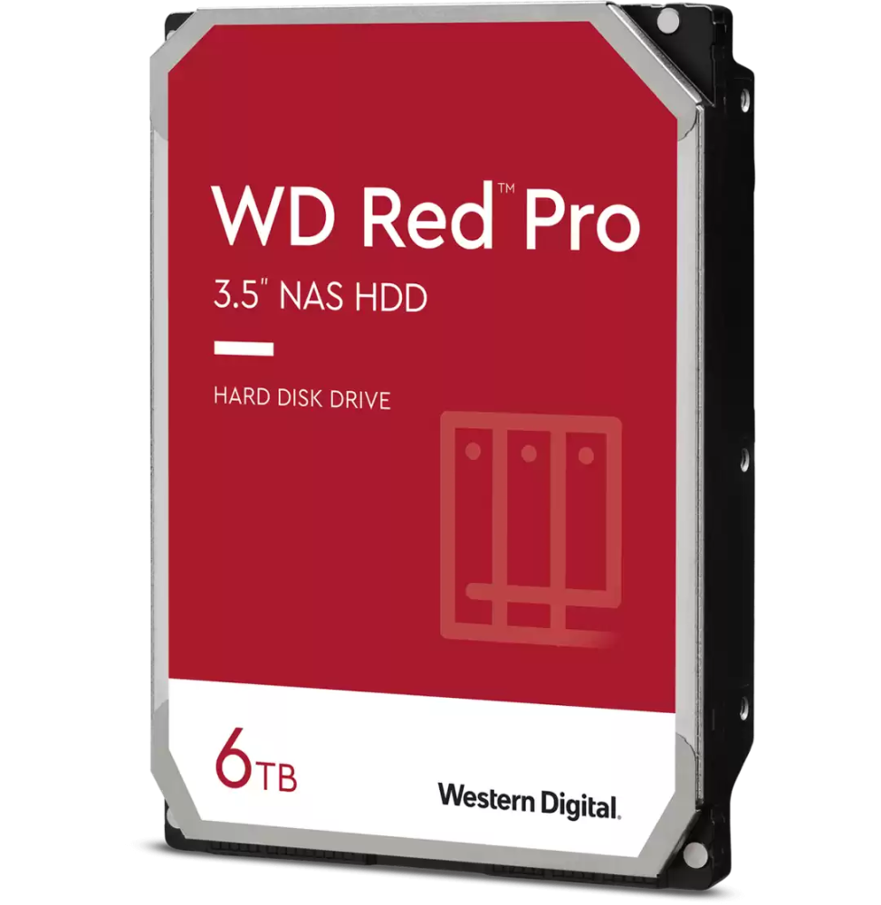 Disque dur pour NAS Western Digital WD Red Pro 3,5" 6 To (WD6003FFBX)