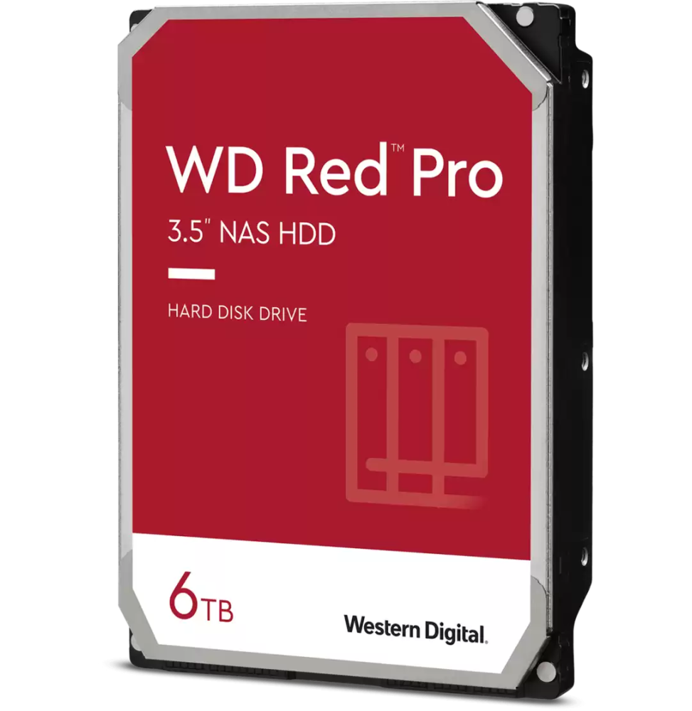 Disque dur pour NAS Western Digital WD Red Pro 3,5" 6 To (WD6003FFBX)