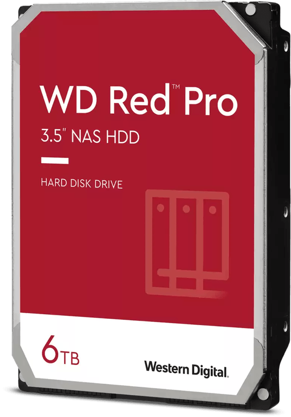 Disque dur pour NAS Western Digital WD Red Pro 3,5" 6 To (WD6003FFBX)
