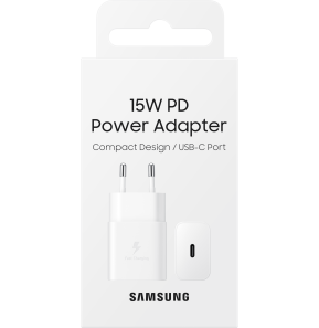 Chargeur Samsung rapide 15W USB-C - Sans câble (EP-T1510NWEGWW)