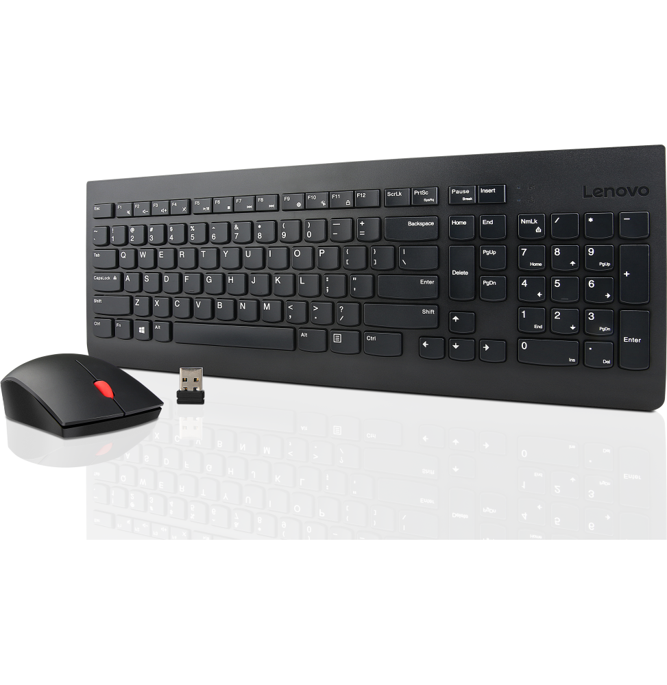 Combiné Lenovo Essential Clavier et Souris sans fil - Français (4X30M39469)