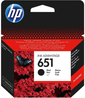 HP 651 Noir - Cartouche d'encre HP d'origine (C2P10AE)