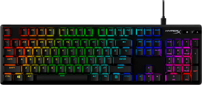 Clavier de jeu mécanique HyperX Alloy Origins PBT HX Rouge - AZERTY (639N3AA)