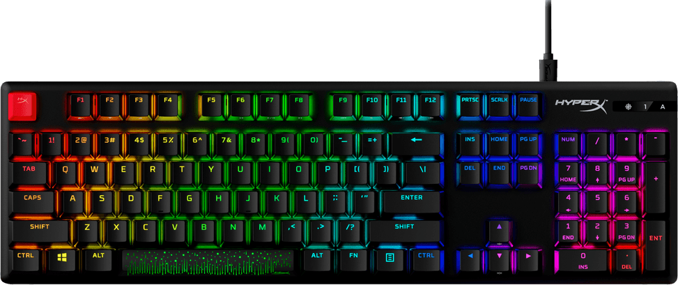 Clavier de jeu mécanique HyperX Alloy Origins PBT HX Rouge - AZERTY (639N3AA) — image 4