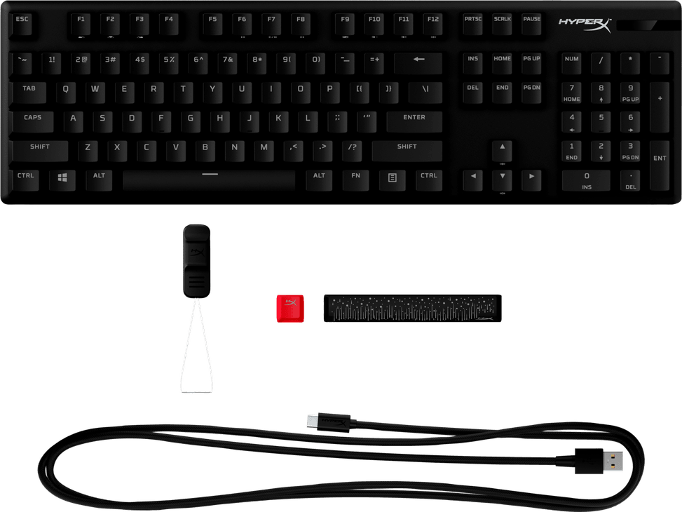 لوحة مفاتيح ميكانيكية للألعاب HyperX Alloy Origins PBT HX أحمر - AZERTY (639N3AA) — صورة 5
