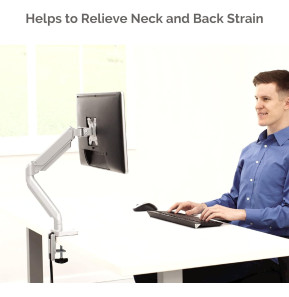 Bras porte-écrans Simple Fellowes pour 1 Moniteur jusqu'à 32" (8056401)