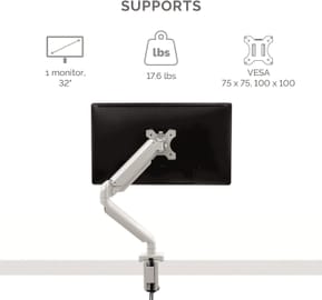 Bras porte-écrans Simple Fellowes pour 1 Moniteur jusqu'à 32" (8056401) — image 5