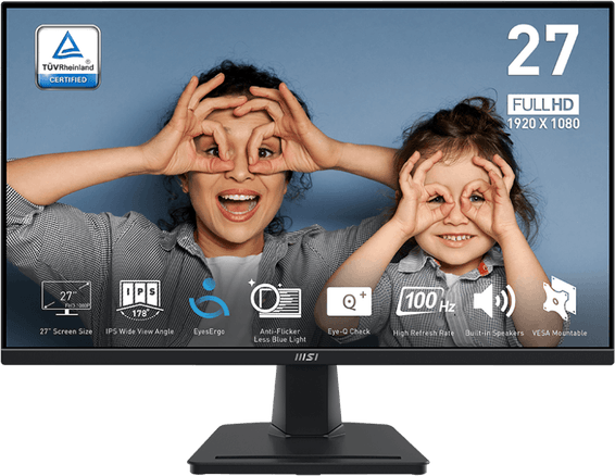 Écran 27" Full HD MSI Pro MP275 (9S6-3PC3CM-002)