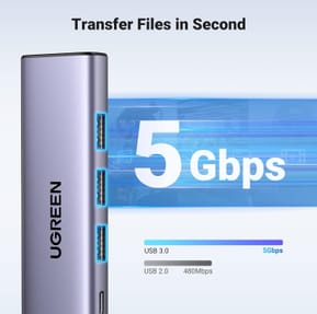 HUB USB-C Ugreen 5 en 1 (15596) — image 4