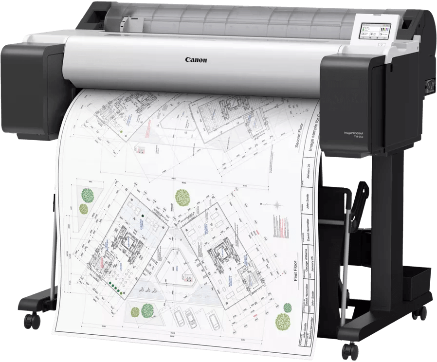جهاز بلوتر Canon imagePROGRAF TM-350 36" 5 ألوان (6246C003BA) — صورة 3