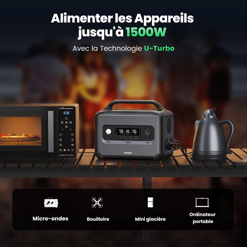 Station Électrique Portable Ugreen 600W (15050) — image 5