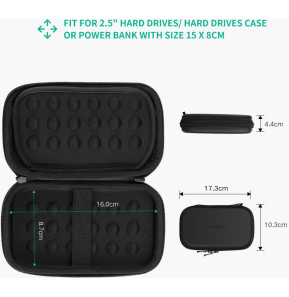 Etui Antichoc rangement Ugreen pour les disque dur 2,5" (40707)