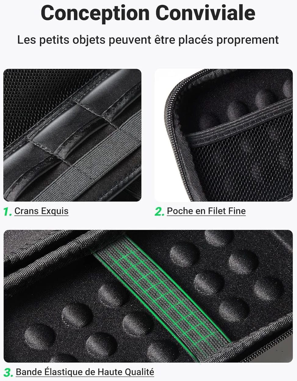 Etui Antichoc rangement Ugreen pour les disque dur 2,5" (40707) — image 9
