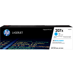 HP Toner cyan LaserJet 207X authentique grande capacité Toner cyan LaserJet HP 207X authentique grande capacité  (W2211X)