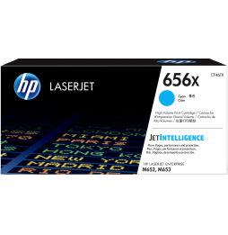 HP 656X Toner cyan LaserJet authentique grande capacité 656X Toner cyan HP LaserJet authentique grande capacité  (CF461X)