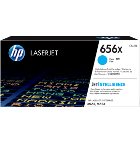 HP 656X Toner cyan LaserJet authentique grande...