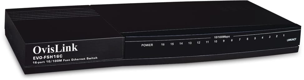 Switch Non Administrable Ovislink 16-ports 10/100 Auto MDI/MDX — image 1