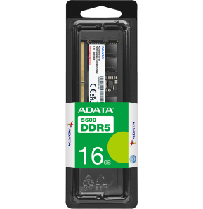 Barrette mémoire ADATA U-DIMM 16GB DDR5-5600 MHz - PC bureau (AD5U560016G-S)