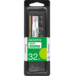 Barrette mémoire ADATA U-DIMM 32GB DDR5-5600 MHz - PC bureau (AD5U560032G-S)