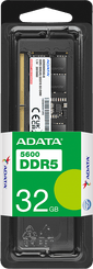Barrette mémoire ADATA U-DIMM 32GB DDR5-5600 MHz - PC bureau (AD5U560032G-S)