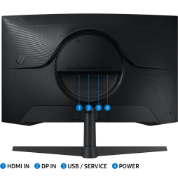 Écran 27" incurvé Gaming Samsung Odyssey G55C (LS27CG552EUXEN