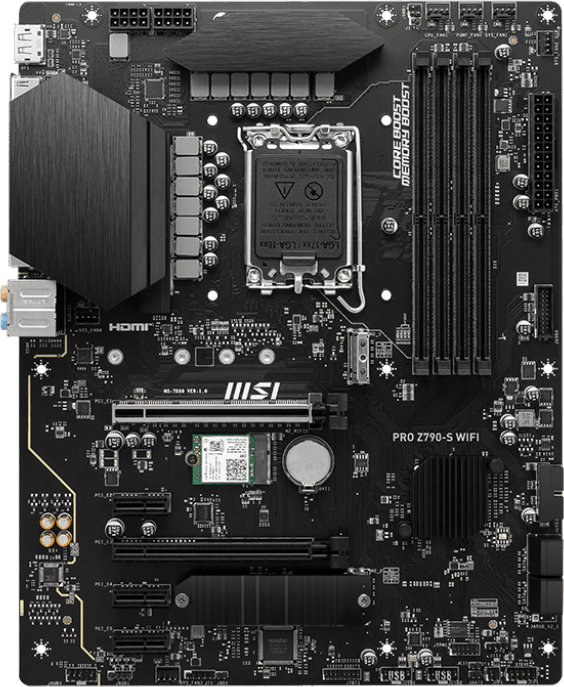 Carte Mère Intel MSI PRO Z790-S WIFI (911-7D88-001) — image 3