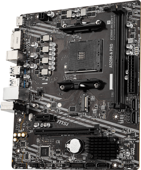 Carte Mère AMD MSI A520M-A PRO (911-7C96-031) — image 2
