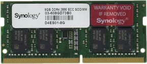 Barrette mémoire Synology SO-DIMM 8GB DDR4 ECC - Serveur Nas (D4ES01-8G)