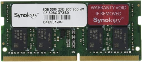 ذاكرة RAM Synology SO-DIMM 8GB DDR4 ECC - لخادم NAS (D4ES01-8G)