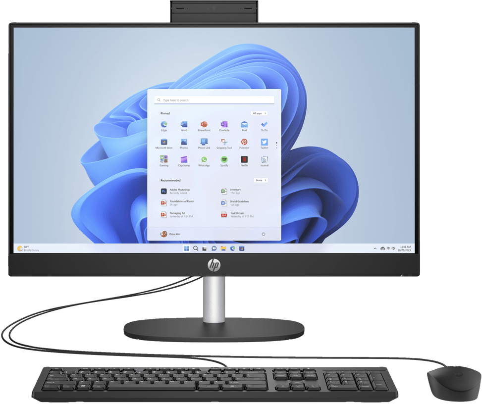 HP 24-cr0025nk All-in-One PC (A0DC6EA) — image 1