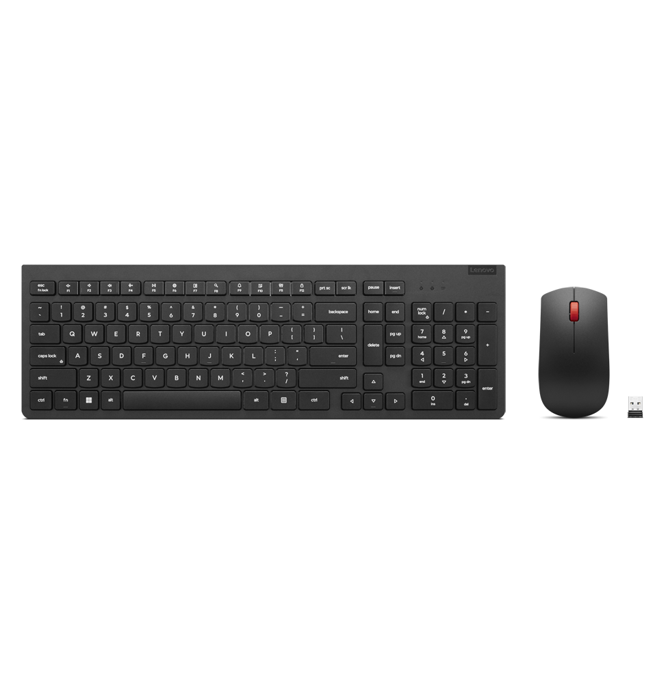 Combiné Lenovo Essential Clavier et Souris sans fil Gen2 - Français (4X31N50719)