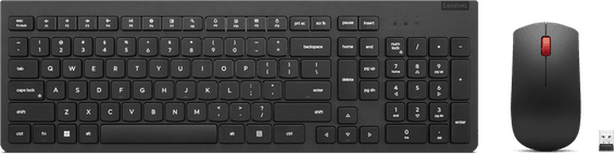 Combiné Lenovo Essential Clavier et Souris sans fil Gen2 - Français (4X31N50719)