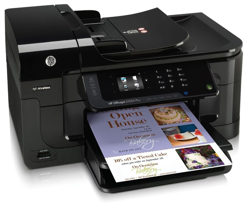 Imprimante e-tout-en-un HP Officejet 6500A Plus (CN557A)