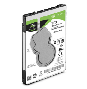 Seagate Barracuda Pro 2.5" 1 To Série ATA III 1 TB, 2.5", 7200 RPM, SATA III, 6 GB/s, 128 MB, 69.85x100.35x7 mm  (ST1000LM049)