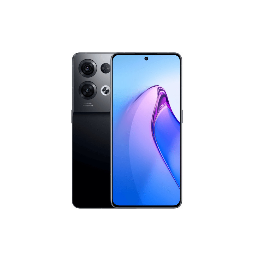 OPPO Reno 8 Pro 17 cm (6.7") Double SIM Android 12 5G USB Type-C 8 Go 256 Go 4500 mAh Noir (5413729242135)