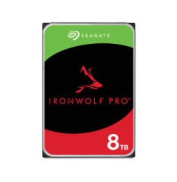Seagate IronWolf Pro ST8000NT001 disque dur 3.5" 8 To 8 TB, SATA 6Gb/s, 26.11 x 101.85 x 146.99 mm, 720 g  (ST8000NT001)
